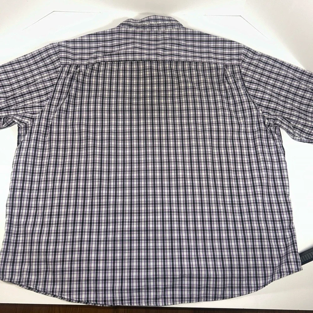 Beverly Hills Police Club Mens Shirt Size 3XLB Plaid Long Sleeve Casual‎ - Picture 8 of 10